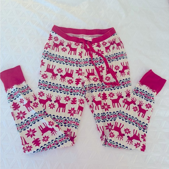 Hanna Andersson woman’s holiday long john pjs. ***size XS top & size S bottom*** - Picture 4 of 6